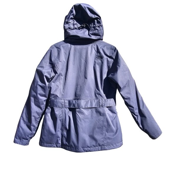 The North Face Get Down HyVent 550 Insulated Hooded Jacket Coat Large Purple - Picture 2 of 16